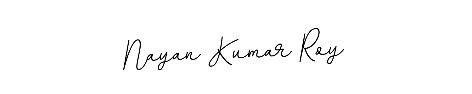 Create a beautiful signature design for name Nayan Kumar Roy. With this signature (BallpointsItalic-DORy9) fonts, you can make a handwritten signature for free. Nayan Kumar Roy signature style 11 images and pictures png