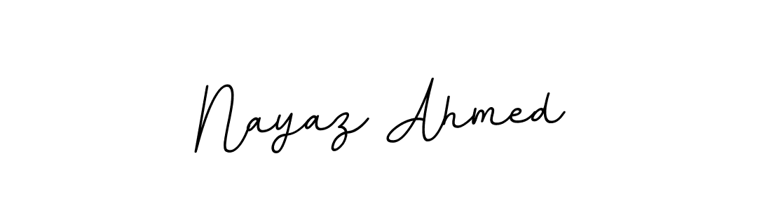 if you are searching for the best signature style for your name Nayaz Ahmed. so please give up your signature search. here we have designed multiple signature styles  using BallpointsItalic-DORy9. Nayaz Ahmed signature style 11 images and pictures png