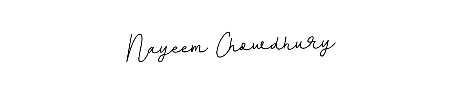 Nayeem Chowdhury stylish signature style. Best Handwritten Sign (BallpointsItalic-DORy9) for my name. Handwritten Signature Collection Ideas for my name Nayeem Chowdhury. Nayeem Chowdhury signature style 11 images and pictures png