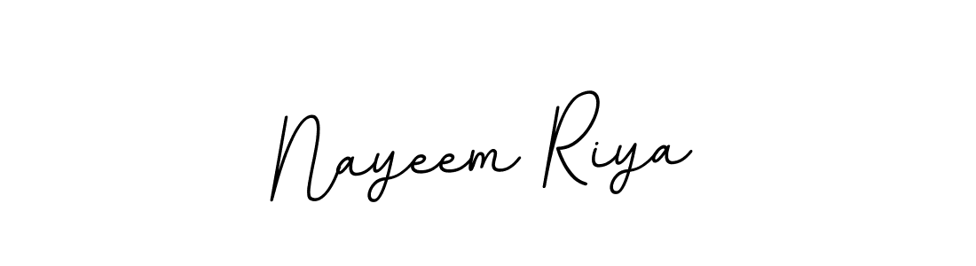 Create a beautiful signature design for name Nayeem Riya. With this signature (BallpointsItalic-DORy9) fonts, you can make a handwritten signature for free. Nayeem Riya signature style 11 images and pictures png