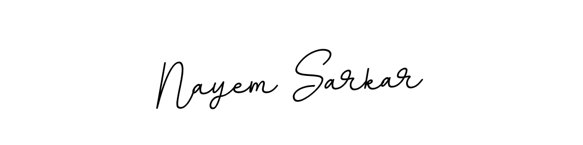 You should practise on your own different ways (BallpointsItalic-DORy9) to write your name (Nayem Sarkar) in signature. don't let someone else do it for you. Nayem Sarkar signature style 11 images and pictures png