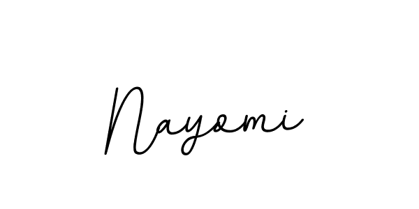 Use a signature maker to create a handwritten signature online. With this signature software, you can design (BallpointsItalic-DORy9) your own signature for name Nayomi. Nayomi signature style 11 images and pictures png