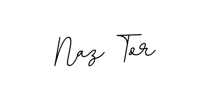Naz Tor stylish signature style. Best Handwritten Sign (BallpointsItalic-DORy9) for my name. Handwritten Signature Collection Ideas for my name Naz Tor. Naz Tor signature style 11 images and pictures png