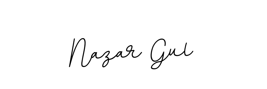 The best way (BallpointsItalic-DORy9) to make a short signature is to pick only two or three words in your name. The name Nazar Gul include a total of six letters. For converting this name. Nazar Gul signature style 11 images and pictures png