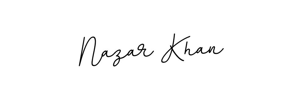 Make a beautiful signature design for name Nazar Khan. Use this online signature maker to create a handwritten signature for free. Nazar Khan signature style 11 images and pictures png
