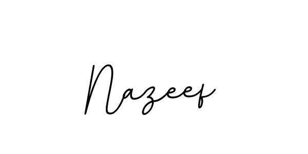 The best way (BallpointsItalic-DORy9) to make a short signature is to pick only two or three words in your name. The name Nazeef include a total of six letters. For converting this name. Nazeef signature style 11 images and pictures png