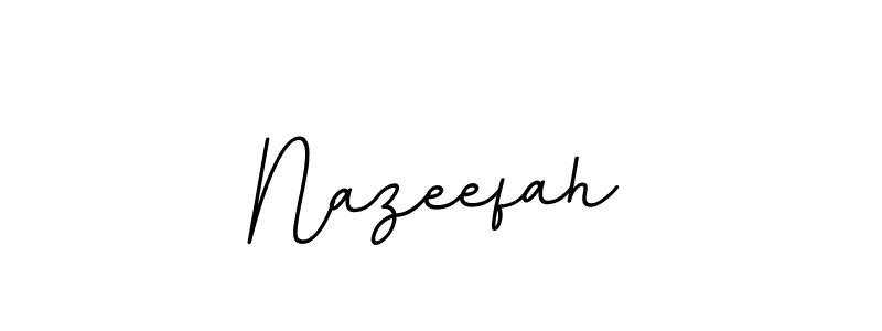 You should practise on your own different ways (BallpointsItalic-DORy9) to write your name (Nazeefah) in signature. don't let someone else do it for you. Nazeefah signature style 11 images and pictures png