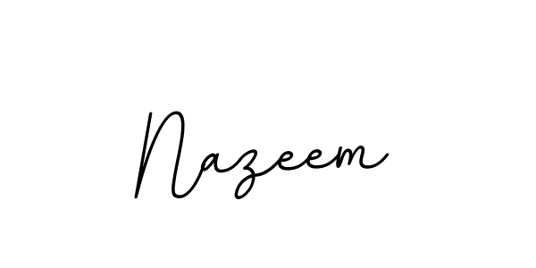 The best way (BallpointsItalic-DORy9) to make a short signature is to pick only two or three words in your name. The name Nazeem include a total of six letters. For converting this name. Nazeem signature style 11 images and pictures png