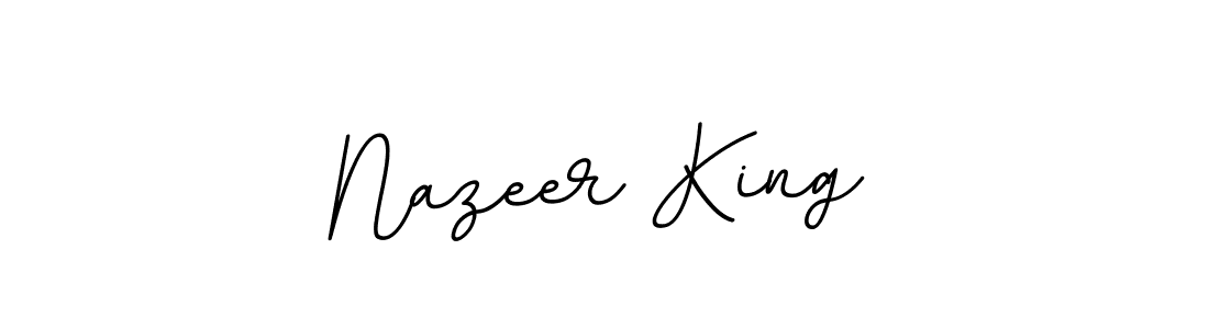 How to make Nazeer King signature? BallpointsItalic-DORy9 is a professional autograph style. Create handwritten signature for Nazeer King name. Nazeer King signature style 11 images and pictures png