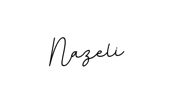 if you are searching for the best signature style for your name Nazeli. so please give up your signature search. here we have designed multiple signature styles  using BallpointsItalic-DORy9. Nazeli signature style 11 images and pictures png