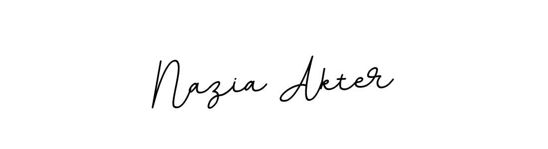 The best way (BallpointsItalic-DORy9) to make a short signature is to pick only two or three words in your name. The name Nazia Akter include a total of six letters. For converting this name. Nazia Akter signature style 11 images and pictures png