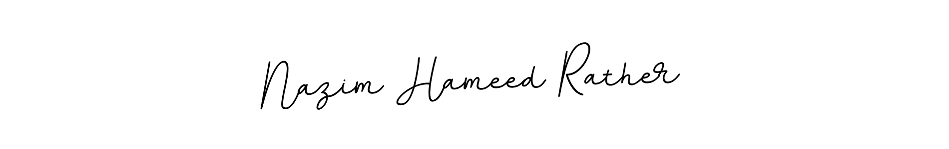 Similarly BallpointsItalic-DORy9 is the best handwritten signature design. Signature creator online .You can use it as an online autograph creator for name Nazim Hameed Rather. Nazim Hameed Rather signature style 11 images and pictures png