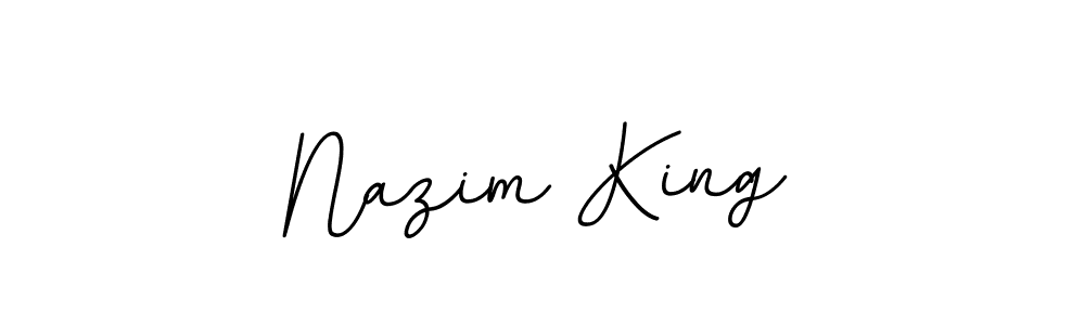 Also You can easily find your signature by using the search form. We will create Nazim King name handwritten signature images for you free of cost using BallpointsItalic-DORy9 sign style. Nazim King signature style 11 images and pictures png