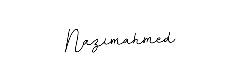 Create a beautiful signature design for name Nazimahmed. With this signature (BallpointsItalic-DORy9) fonts, you can make a handwritten signature for free. Nazimahmed signature style 11 images and pictures png