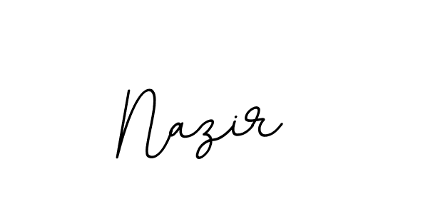 Also we have Nazir  name is the best signature style. Create professional handwritten signature collection using BallpointsItalic-DORy9 autograph style. Nazir  signature style 11 images and pictures png