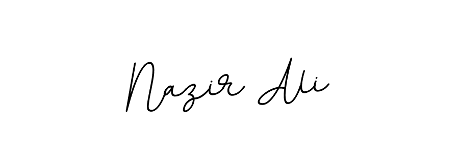 This is the best signature style for the Nazir Ali name. Also you like these signature font (BallpointsItalic-DORy9). Mix name signature. Nazir Ali signature style 11 images and pictures png