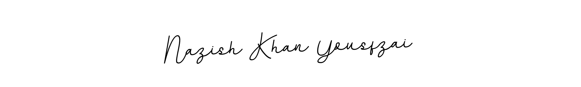 Similarly BallpointsItalic-DORy9 is the best handwritten signature design. Signature creator online .You can use it as an online autograph creator for name Nazish Khan Yousfzai. Nazish Khan Yousfzai signature style 11 images and pictures png