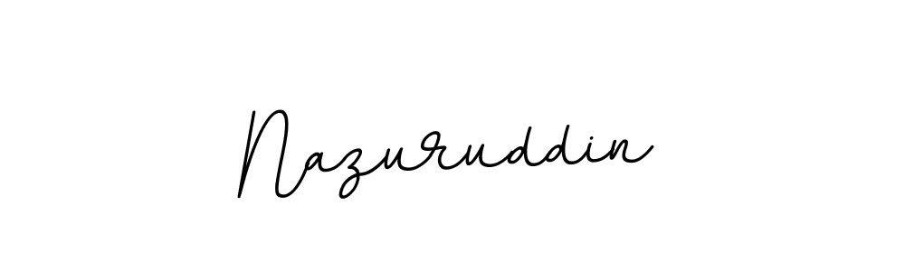 Create a beautiful signature design for name Nazuruddin. With this signature (BallpointsItalic-DORy9) fonts, you can make a handwritten signature for free. Nazuruddin signature style 11 images and pictures png