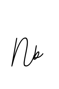 You should practise on your own different ways (BallpointsItalic-DORy9) to write your name (Nb) in signature. don't let someone else do it for you. Nb signature style 11 images and pictures png
