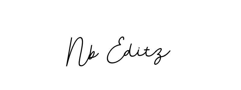 Also we have Nb Editz name is the best signature style. Create professional handwritten signature collection using BallpointsItalic-DORy9 autograph style. Nb Editz signature style 11 images and pictures png