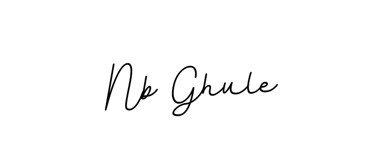 if you are searching for the best signature style for your name Nb Ghule. so please give up your signature search. here we have designed multiple signature styles  using BallpointsItalic-DORy9. Nb Ghule signature style 11 images and pictures png