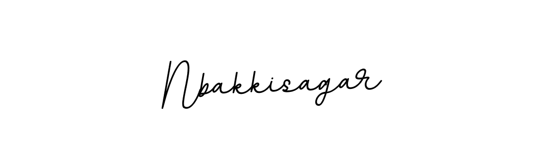 Create a beautiful signature design for name Nbakkisagar. With this signature (BallpointsItalic-DORy9) fonts, you can make a handwritten signature for free. Nbakkisagar signature style 11 images and pictures png