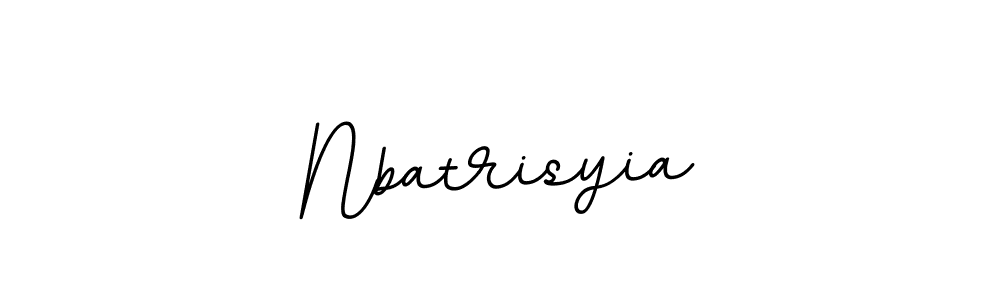 Nbatrisyia stylish signature style. Best Handwritten Sign (BallpointsItalic-DORy9) for my name. Handwritten Signature Collection Ideas for my name Nbatrisyia. Nbatrisyia signature style 11 images and pictures png