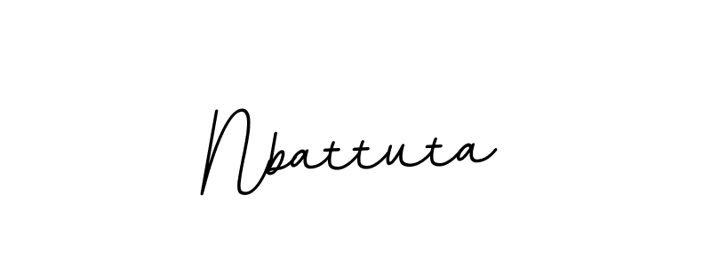 How to make Nbattuta signature? BallpointsItalic-DORy9 is a professional autograph style. Create handwritten signature for Nbattuta name. Nbattuta signature style 11 images and pictures png