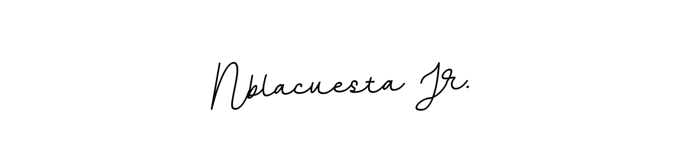 How to make Nblacuesta Jr. signature? BallpointsItalic-DORy9 is a professional autograph style. Create handwritten signature for Nblacuesta Jr. name. Nblacuesta Jr. signature style 11 images and pictures png