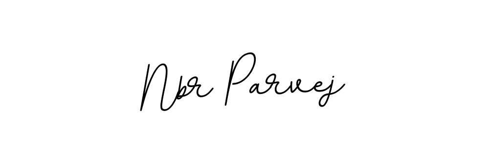 Also we have Nbr Parvej name is the best signature style. Create professional handwritten signature collection using BallpointsItalic-DORy9 autograph style. Nbr Parvej signature style 11 images and pictures png