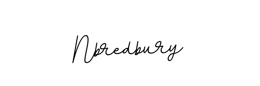 Create a beautiful signature design for name Nbredbury. With this signature (BallpointsItalic-DORy9) fonts, you can make a handwritten signature for free. Nbredbury signature style 11 images and pictures png