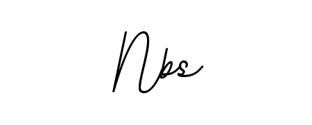 Get inspired by this graceful BallpointsItalic-DORy9 signature style for name Nbs. Smooth loops and balanced proportions for everyday use. Nbs signature style 11 images and pictures png