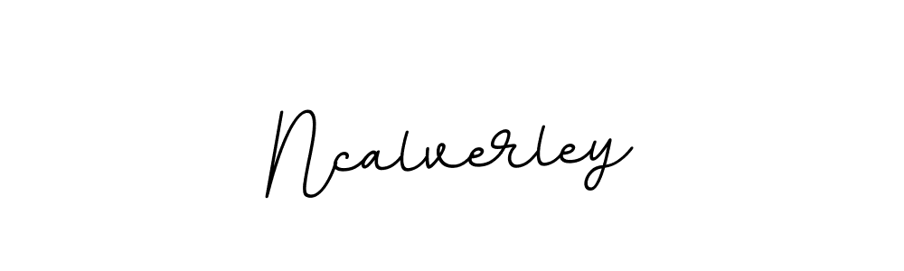 Design your own signature with our free online signature maker. With this signature software, you can create a handwritten (BallpointsItalic-DORy9) signature for name Ncalverley. Ncalverley signature style 11 images and pictures png