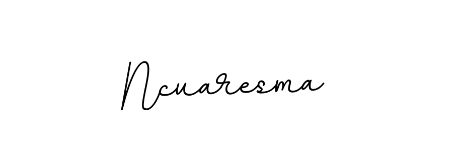 Use a signature maker to create a handwritten signature online. With this signature software, you can design (BallpointsItalic-DORy9) your own signature for name Ncuaresma. Ncuaresma signature style 11 images and pictures png