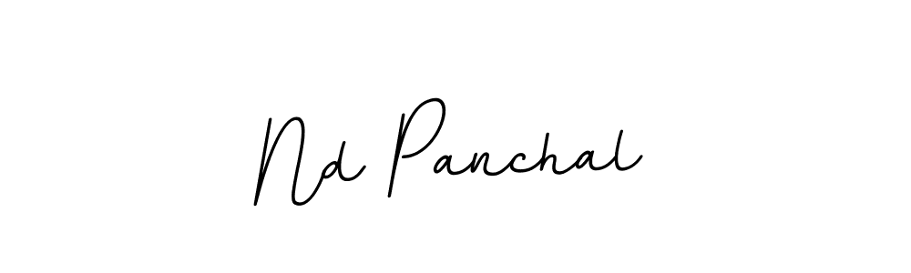 How to make Nd Panchal signature? BallpointsItalic-DORy9 is a professional autograph style. Create handwritten signature for Nd Panchal name. Nd Panchal signature style 11 images and pictures png