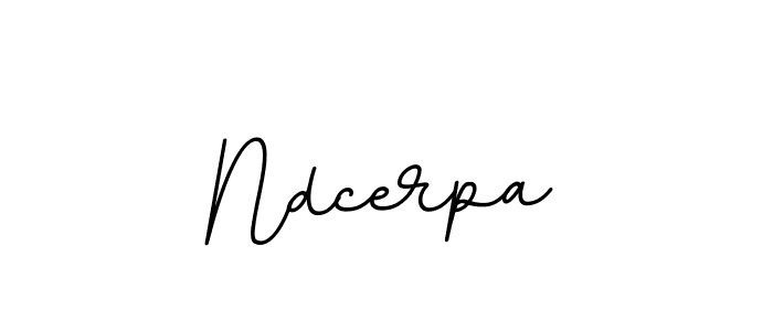 How to make Ndcerpa name signature. Use BallpointsItalic-DORy9 style for creating short signs online. This is the latest handwritten sign. Ndcerpa signature style 11 images and pictures png