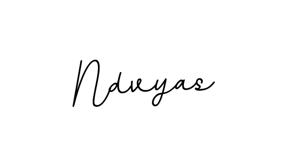 Use a signature maker to create a handwritten signature online. With this signature software, you can design (BallpointsItalic-DORy9) your own signature for name Ndvyas. Ndvyas signature style 11 images and pictures png