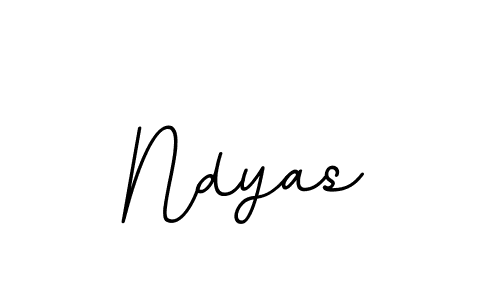 Make a beautiful signature design for name Ndyas. With this signature (BallpointsItalic-DORy9) style, you can create a handwritten signature for free. Ndyas signature style 11 images and pictures png