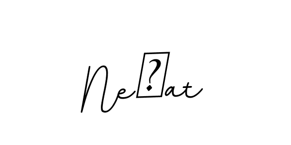 How to Draw Neşat signature style? BallpointsItalic-DORy9 is a latest design signature styles for name Neşat. Neşat signature style 11 images and pictures png