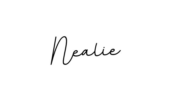 Design your own signature with our free online signature maker. With this signature software, you can create a handwritten (BallpointsItalic-DORy9) signature for name Nealie. Nealie signature style 11 images and pictures png