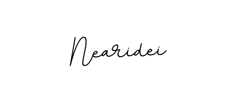 Design your own signature with our free online signature maker. With this signature software, you can create a handwritten (BallpointsItalic-DORy9) signature for name Nearidei. Nearidei signature style 11 images and pictures png