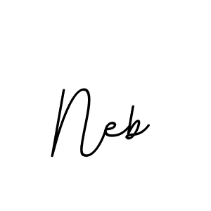 Also we have Neb name is the best signature style. Create professional handwritten signature collection using BallpointsItalic-DORy9 autograph style. Neb signature style 11 images and pictures png