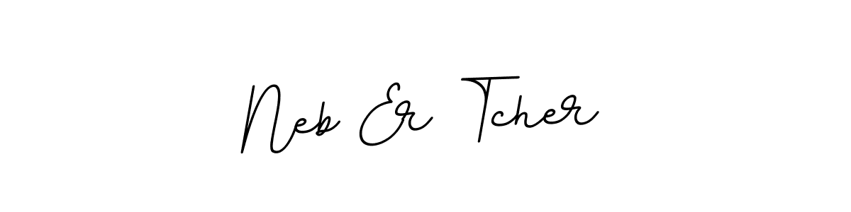 How to make Neb Er Tcher name signature. Use BallpointsItalic-DORy9 style for creating short signs online. This is the latest handwritten sign. Neb Er Tcher signature style 11 images and pictures png