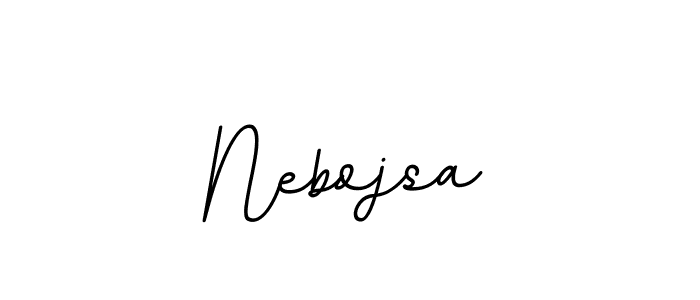 This is the best signature style for the Nebojsa name. Also you like these signature font (BallpointsItalic-DORy9). Mix name signature. Nebojsa signature style 11 images and pictures png