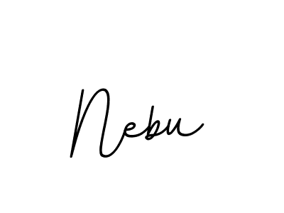 Also we have Nebu name is the best signature style. Create professional handwritten signature collection using BallpointsItalic-DORy9 autograph style. Nebu signature style 11 images and pictures png