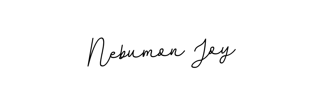 This is the best signature style for the Nebumon Joy name. Also you like these signature font (BallpointsItalic-DORy9). Mix name signature. Nebumon Joy signature style 11 images and pictures png