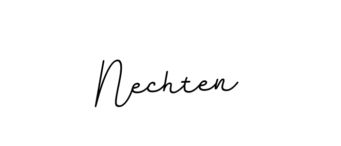 How to make Nechten name signature. Use BallpointsItalic-DORy9 style for creating short signs online. This is the latest handwritten sign. Nechten signature style 11 images and pictures png
