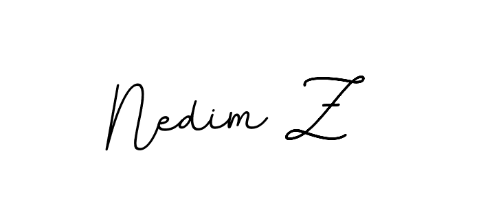 Check out images of Autograph of Nedim Z name. Actor Nedim Z Signature Style. BallpointsItalic-DORy9 is a professional sign style online. Nedim Z signature style 11 images and pictures png