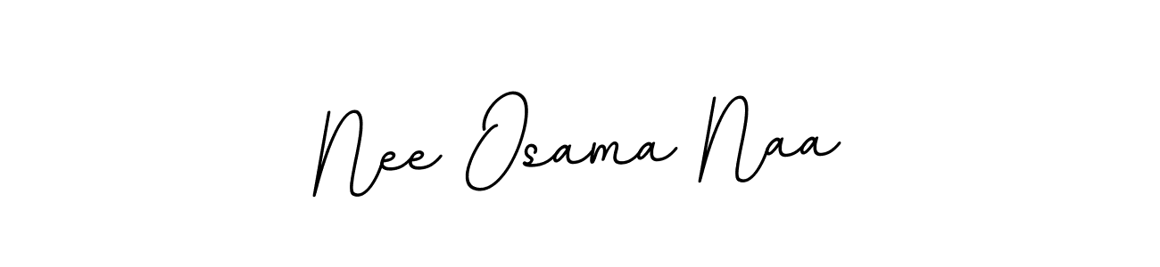 BallpointsItalic-DORy9 is a professional signature style that is perfect for those who want to add a touch of class to their signature. It is also a great choice for those who want to make their signature more unique. Get Nee Osama Naa name to fancy signature for free. Nee Osama Naa signature style 11 images and pictures png