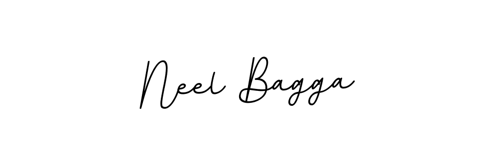 Create a beautiful signature design for name Neel Bagga. With this signature (BallpointsItalic-DORy9) fonts, you can make a handwritten signature for free. Neel Bagga signature style 11 images and pictures png